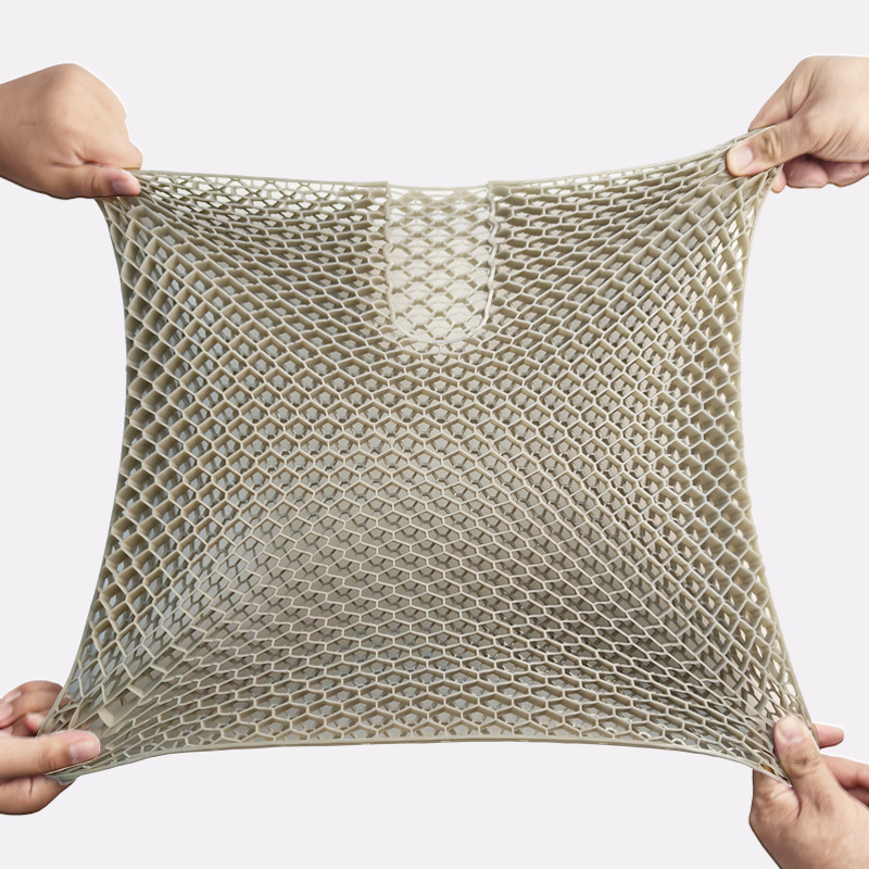 Gel Cushion Summer Chair Office Sedentary Thickeneded Chair Cushion Butt Cushion Seat Cushion Honeycomb Silicone Cooling Cushion Car Use
