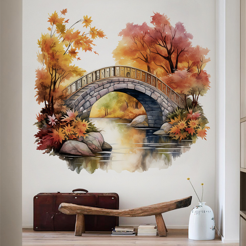 Travel Kang CH66003 cozy living room bedroom bedside corridor hallway background decoration home beautifying self-adhesive wall stickers