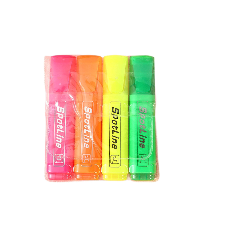 Fábrica de resaltadores 6 colores 4 colores protección de ojos marcadores de color marcadores de pincel de pintura de mano