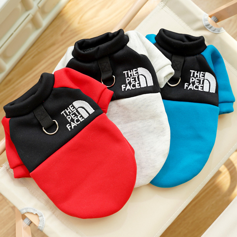 Medium and Large Dogs and Cats Teddy Bichon French Bulldog Clothes Fleece-Lined Cat Sweatshirt Spring, Autumn and Winter New Pet Supplies Medium and Large Dogs and Cats Teddy Bichon French Bulldog Clothes Fleece-Lined Cat Sweatshirt Spring, Autumn and Winter New Pet Supplies