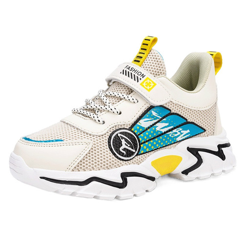 Children's Sports Shoes for Boys - Middle School Style, Spring Mesh, 2025, Breathable and Casual