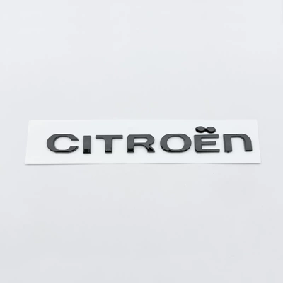 Suitable for Citroen C4 C5 Sega Ds5 Ls Ds6 Original Rear Car Logo Citroen English Logo Letter Sticker (Car logo) - citroen-black