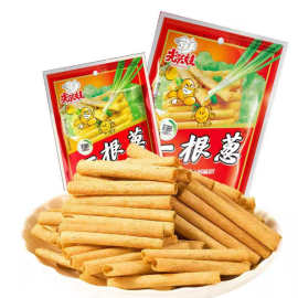 光头娃一根葱56克香脆可口休闲膨化食品超市网吧学校批发