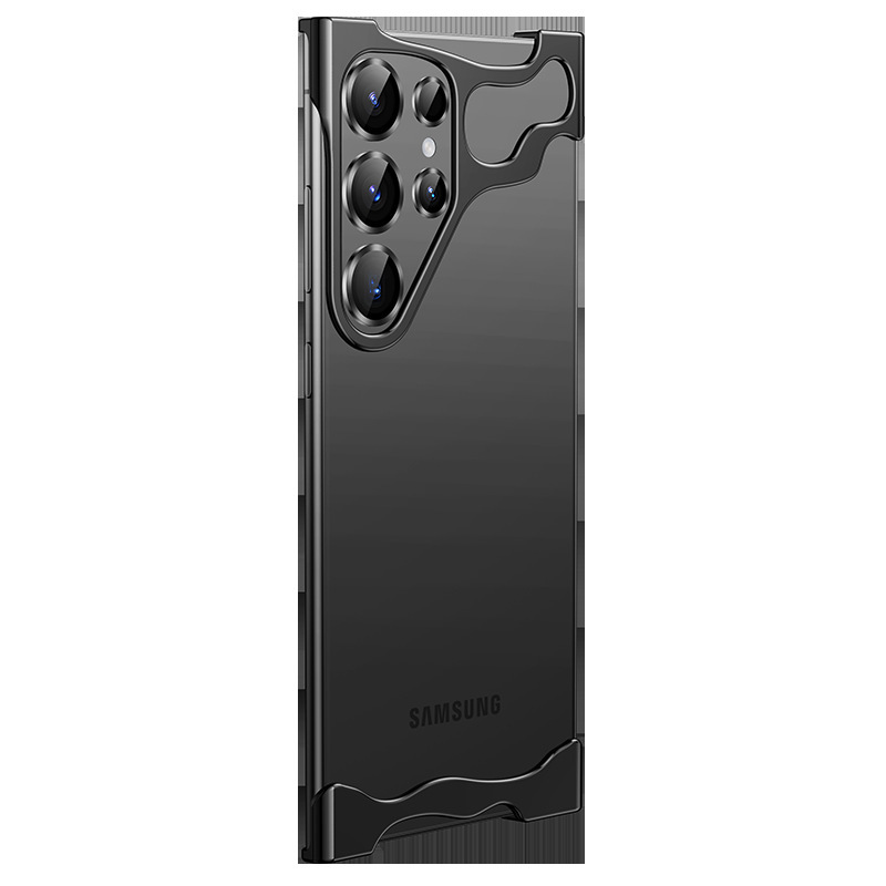 S24u裸感携帯ケース異形金属角パッド転倒防止縁なしサムスンシリーズs23携帯ケースを適用|undefined
