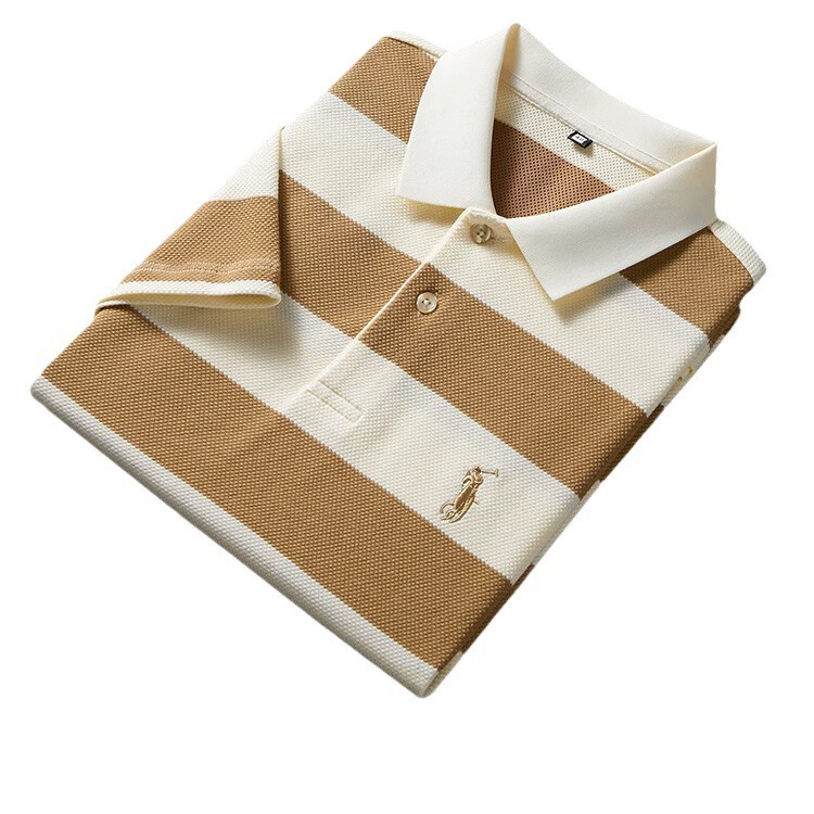 Новая модная поло-shirt для лета, деловой повседневный стиль, воротник лацкан, пуловер, базовая рубашка, мужская, футболка с коротким рукавом, единая отправка
