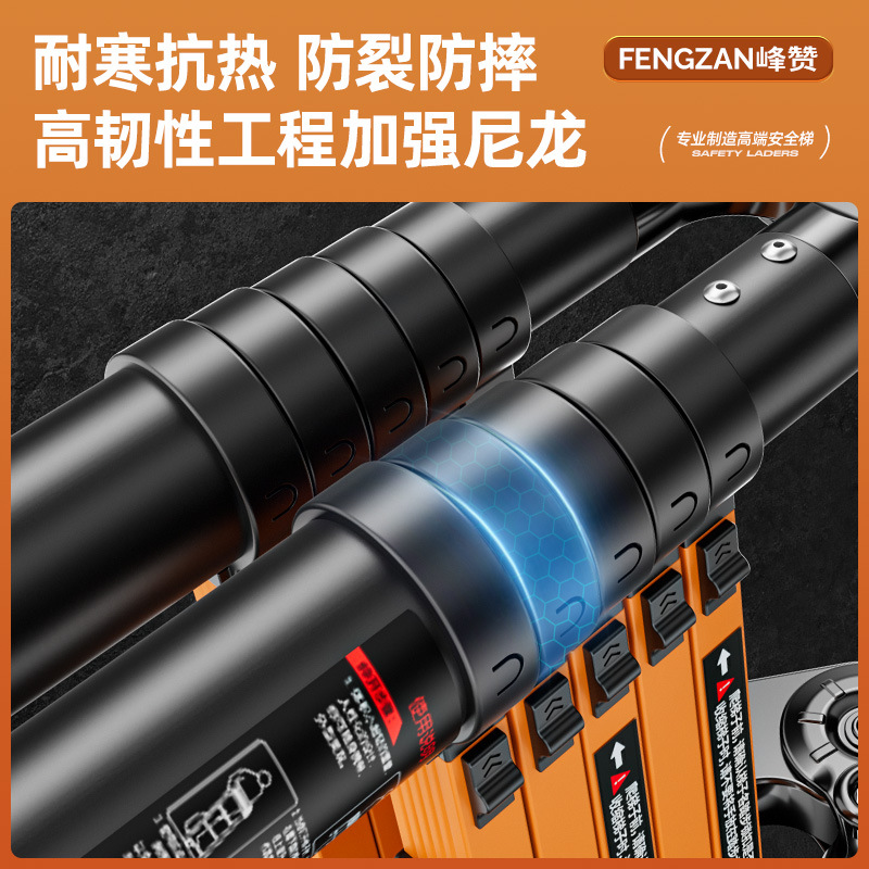 escalera telescópico elevación espesación escalera mecánica escalera plegable doméstica escalera de ingeniería escalera de bambú escalera de ingeniería portátil escalera