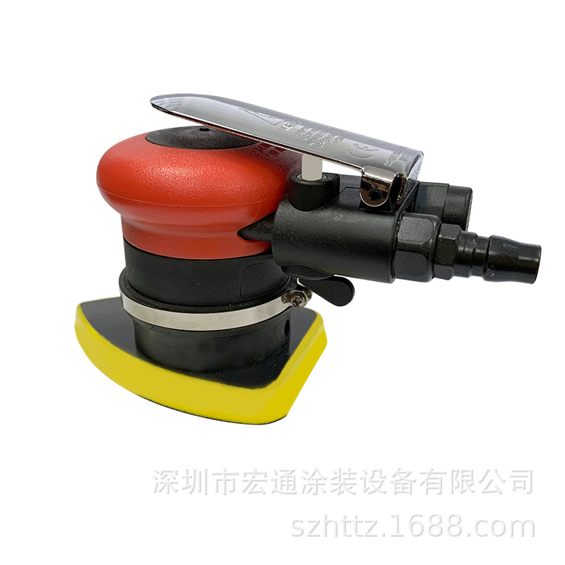 气动三角打磨机腻子砂纸干磨气磨机震动式抛光机除锈平70*100