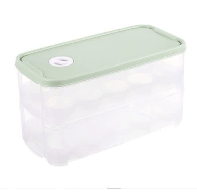 6S Home Egg Storage Box Egg Box Egg Fresh Box Home Kitchen Multi -layer Transparent Covering Egg Bearing
