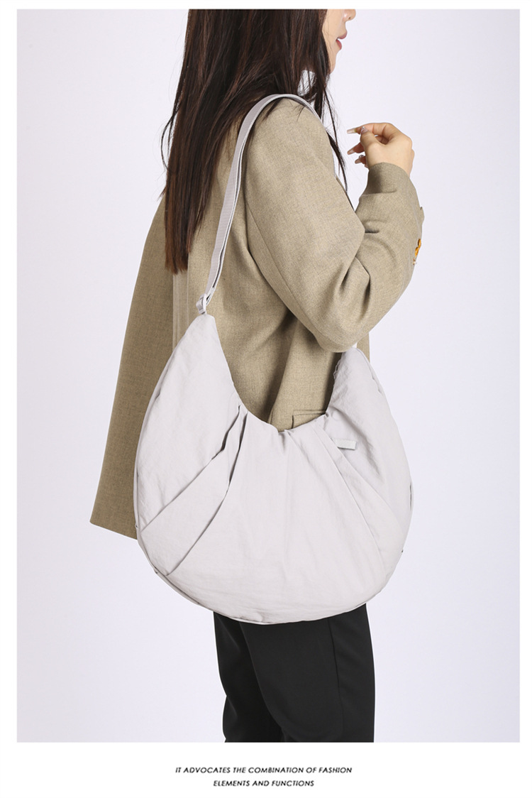 Women's Large Capacity Crossbody Shoulder Bag Simple Tote Bag_voghion.com