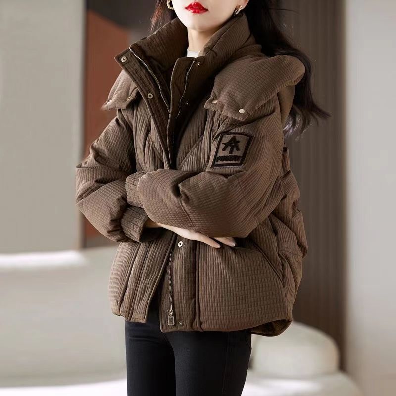 Off-Season Clearance down Cotton Jacket for Women Winter 2025 Thickeneded Short Cotton Jacket Classy Fashion Jacket Warm Cotton Jacket
