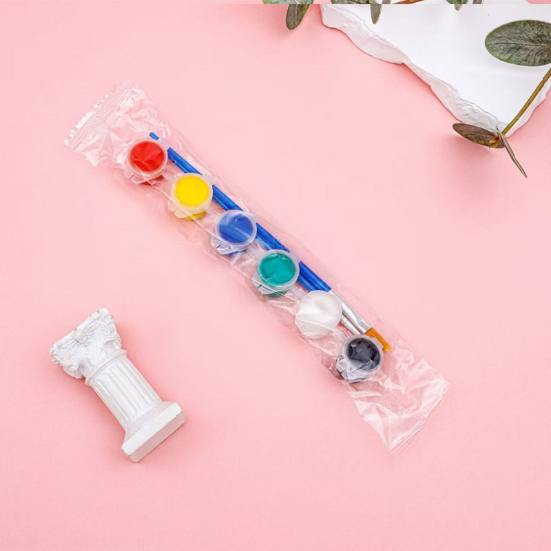 Pintura Acrílica Infantil de 12 Colores Set de 6