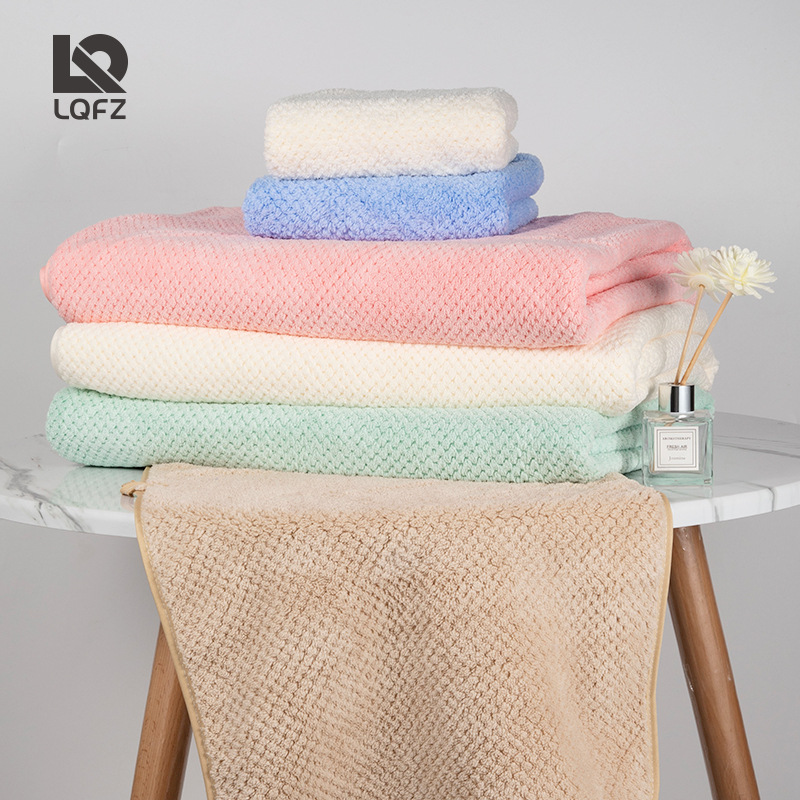 Toalla de baño a cuadros de piña 90*170 hogar extra grueso fuerte absorbente adulto baño Toalla de playa traje al por mayor