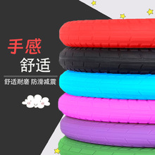 定制硅胶轮胎纹方向盘套吸汗耐磨防滑四季通用男女方向盘热卖