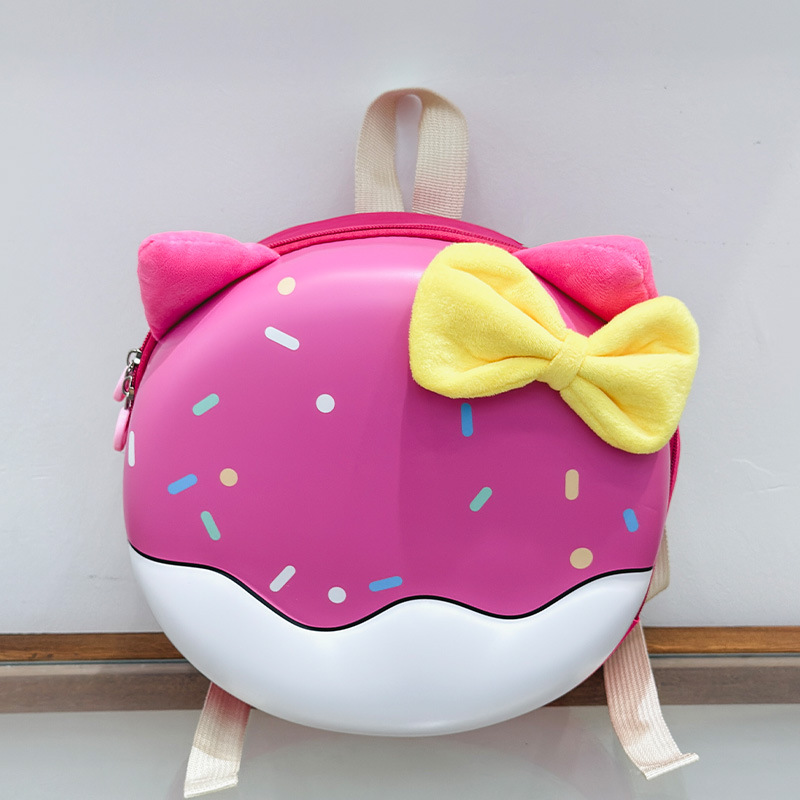 Bolsa infantil nueva cáscara de huevo pequeña bolsa transpirable caricatura jardín de infantes niñas mochila preescolar niñas mochila