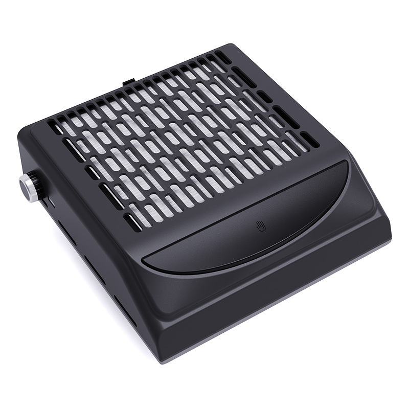 Aspiradora de uñas transfronteriza 100w de alta potencia colector de polvo de uñas velocidad ajustable con almohadilla de mano aspiradora de uñas de escritorio