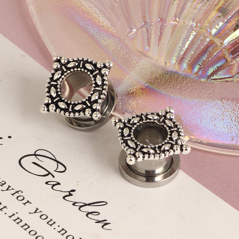 Labret piercing jewelry detail image