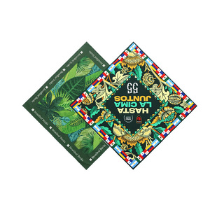 Printed logo polyester material European and American outdoor cycling square scarf hip hop Hip Hop Hip Hop square handkerchief printed square scarf