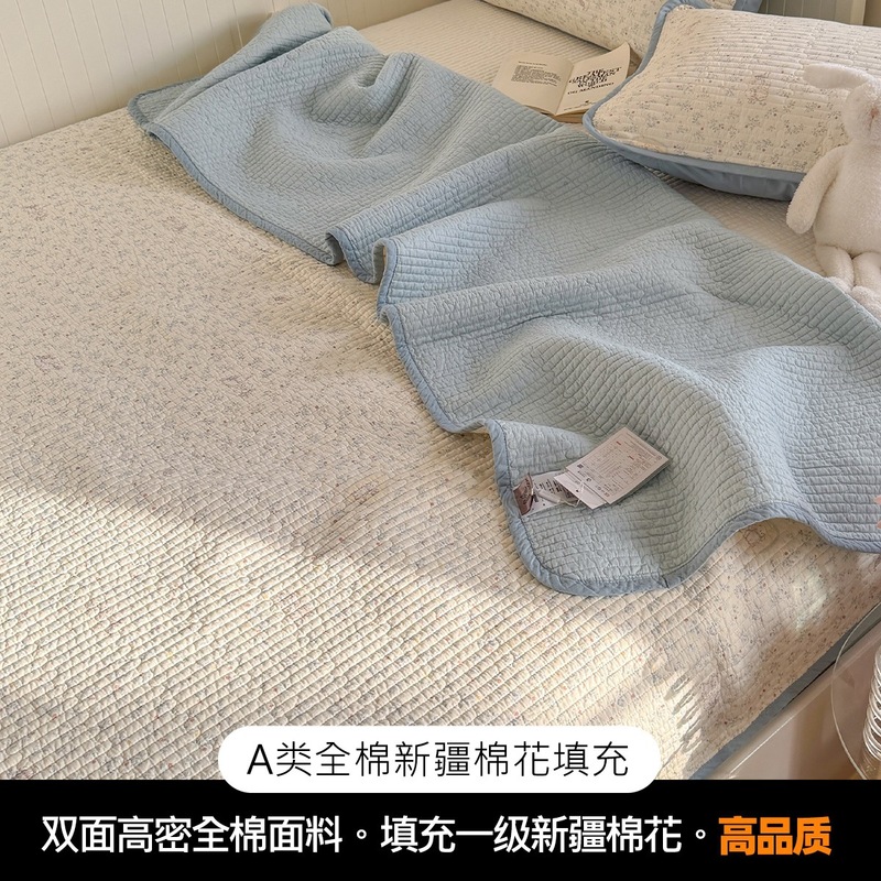 クラスA両面純綿ベッドカバー、内外新疆綿ベビー用、新綿畳ベッドシーツ、オールシーズン万能|undefined