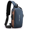 Men's chest bag, sports one-shoulder bag, universal belt bag, shoulder bag, anti-theft