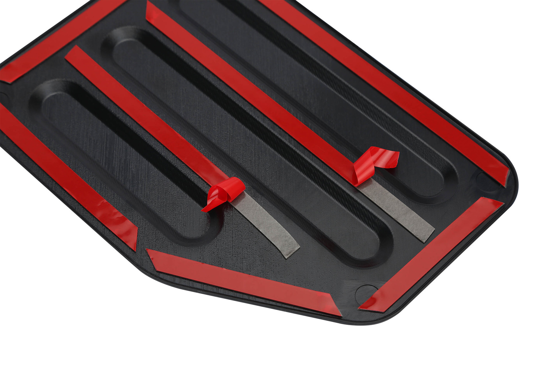 Suitable for 2018+ Suzuki Jimny Matte Black Carbon Fiber Three-Horizontal Fuel Tank Cap