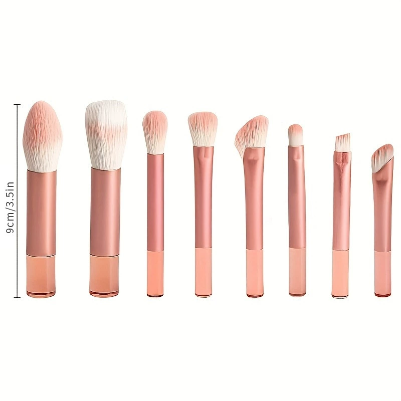 Small brush, handheld face blush, 8 pieces
