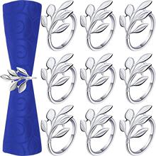 D 94846 Metal Leaf Napkin Ring ����Ҷ�Ӳͽ��� �羳ŷ��