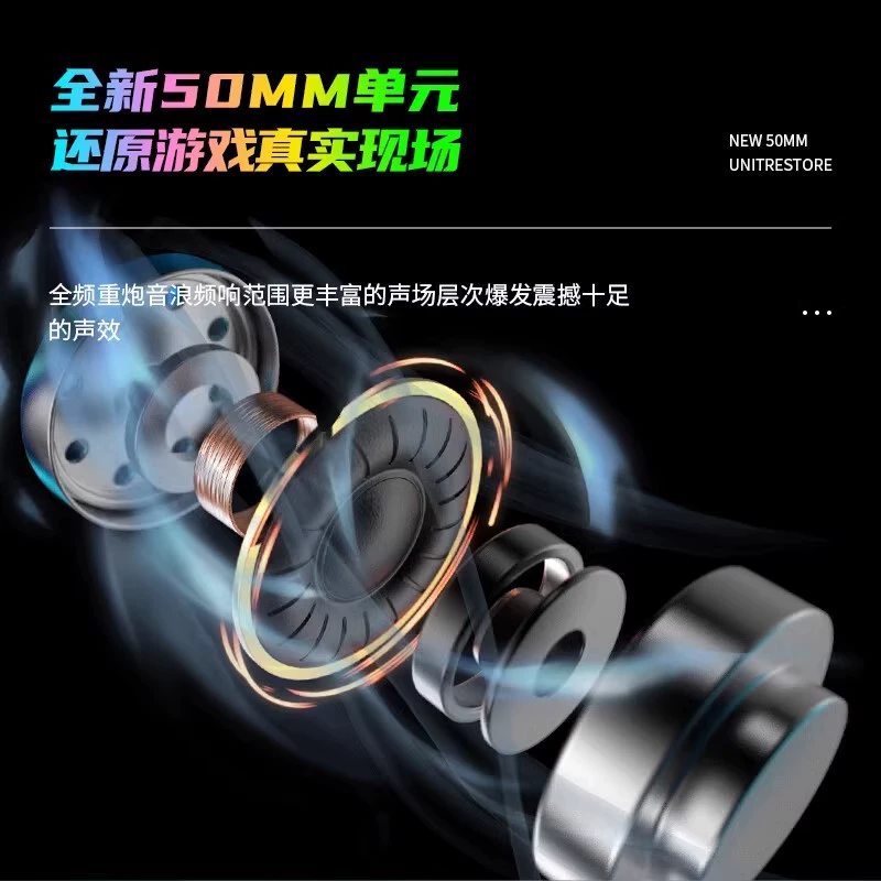 狼蛛 S606 проводные компьютерные наушники гарнитура для киберспорта Gaming RGB подсветка шумоподавление