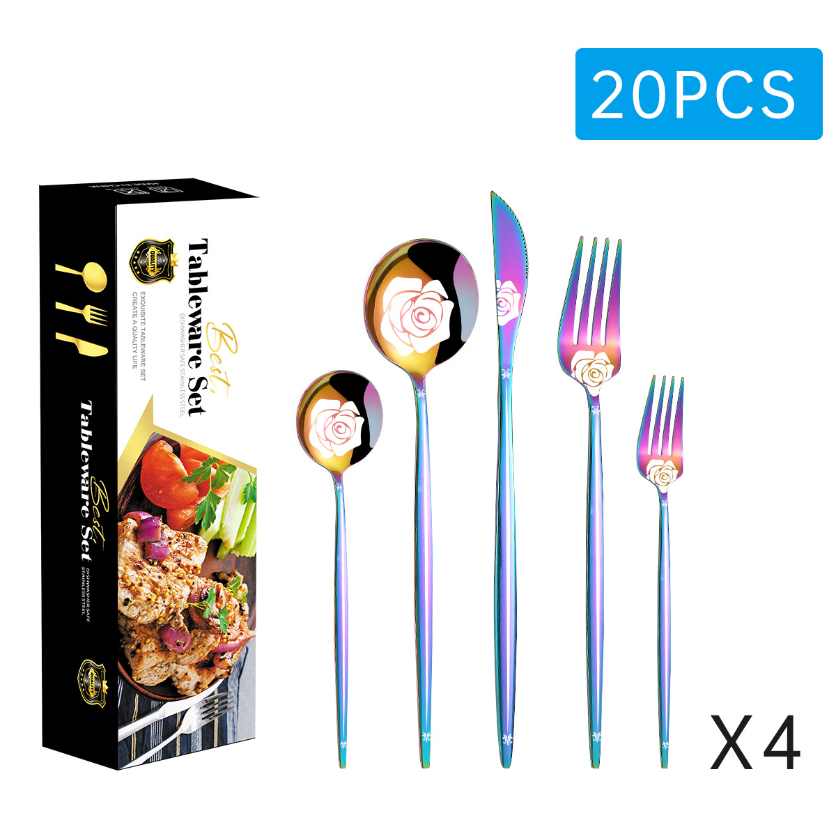 컬러 세트 20 장 (블랙 항공기 상자)