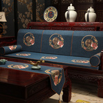 CSF9红木沙发坐垫新中式罗汉床五件套垫子四季通用实木家具沙发垫
