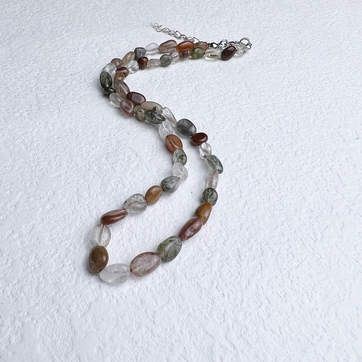 Geometric Pattern Ethnic Style Geometric Natural Stone Beaded Necklace