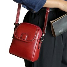 定制真皮女包新款时尚单肩小包包潮女士手机包软皮百搭欧美斜挎包