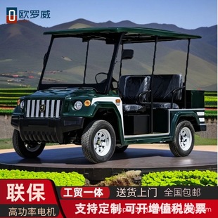 Wide Golf cart 2 seats 4 seats 6 seats 8 seats 10 seats sightseeing patrol car scenic area hotel golf cart