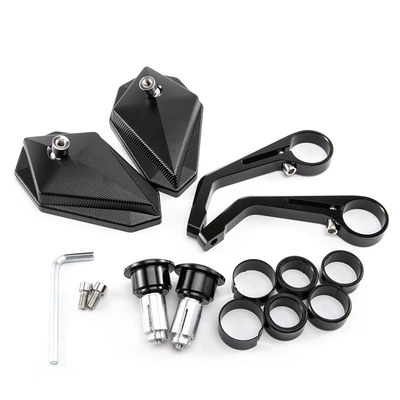 rearview mirror, Motorcycle rearview mirror