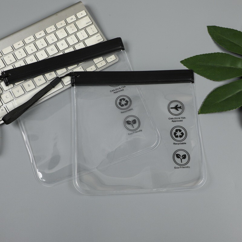 Wholesale In-Stock Travel Portable Gifts Eco-Friendly Eva Packaging Toiletry Sealed Self-Sealing Bags for Reusable Use