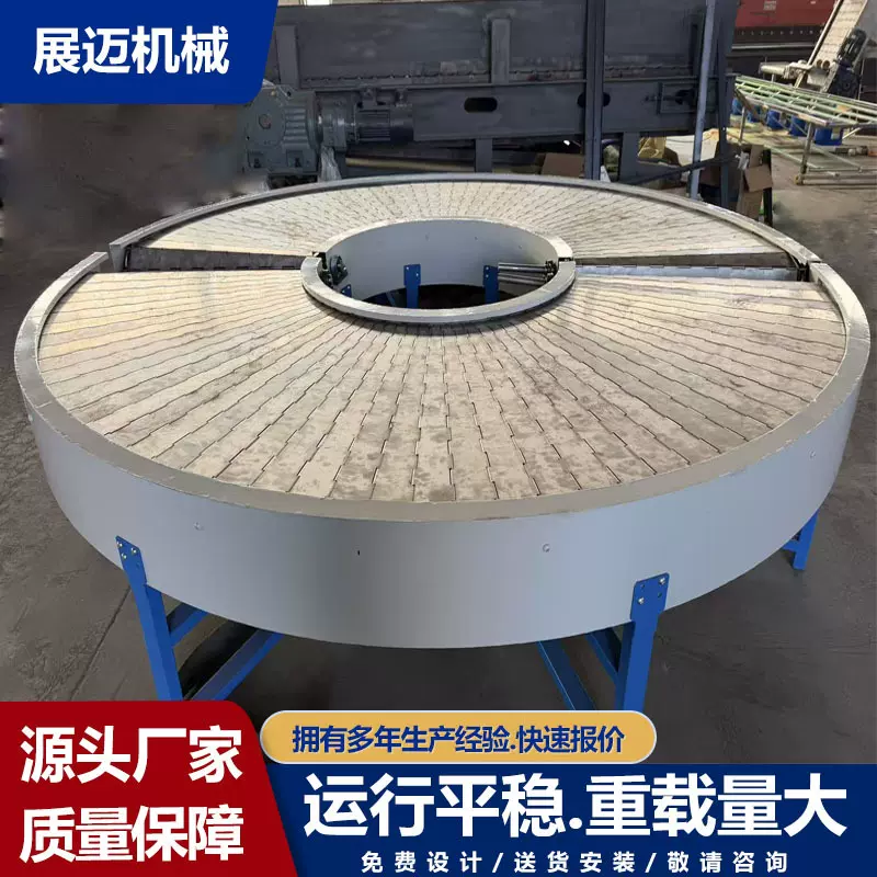 食品级304不锈钢链板转弯机90度小型传送机流水线卸货转角输送机