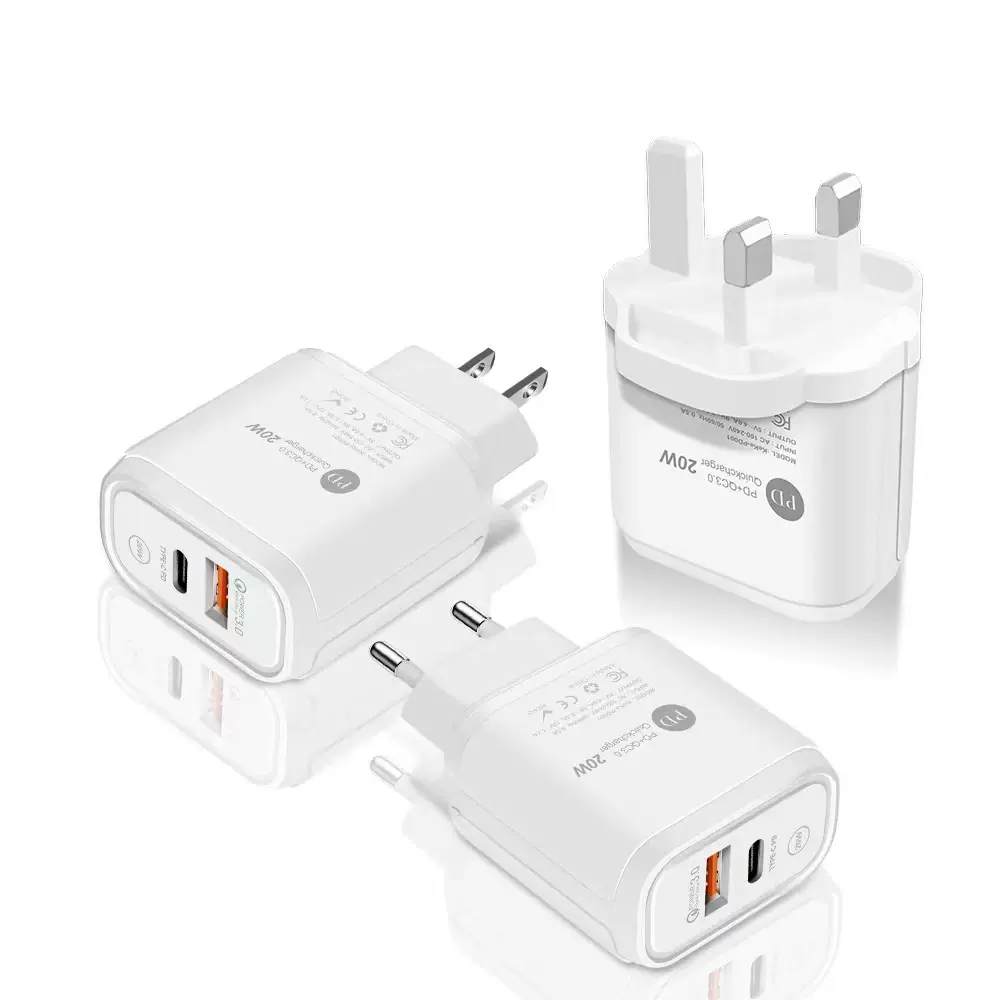 PD20W快充充电器 3.0USB+type-c快充头全谦容适用各种快充手机