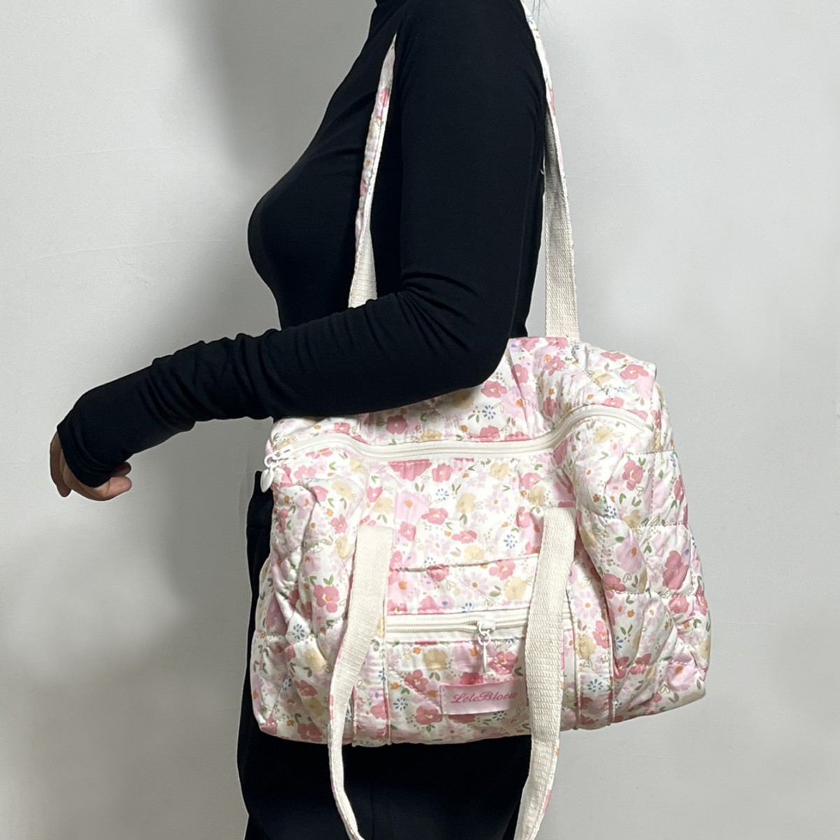 2024 nuevo bolso tote lingge pocilgas rotas más bolsos de algodón de gran capacidad bolsos bolsos de hombro bolsos de plumón ligeros