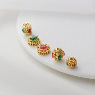 18k����ɫ�荆�����U�������ֹ�diy�Ʒ�������朴���ɢ��
