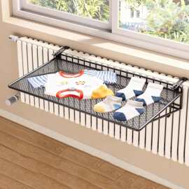 暖气片置物架毛巾架挂钩晾衣服架挂架支架晾衣架鞋袜放置烘干架