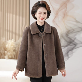 女式针织衫;女式毛呢外套;中老年衬衫