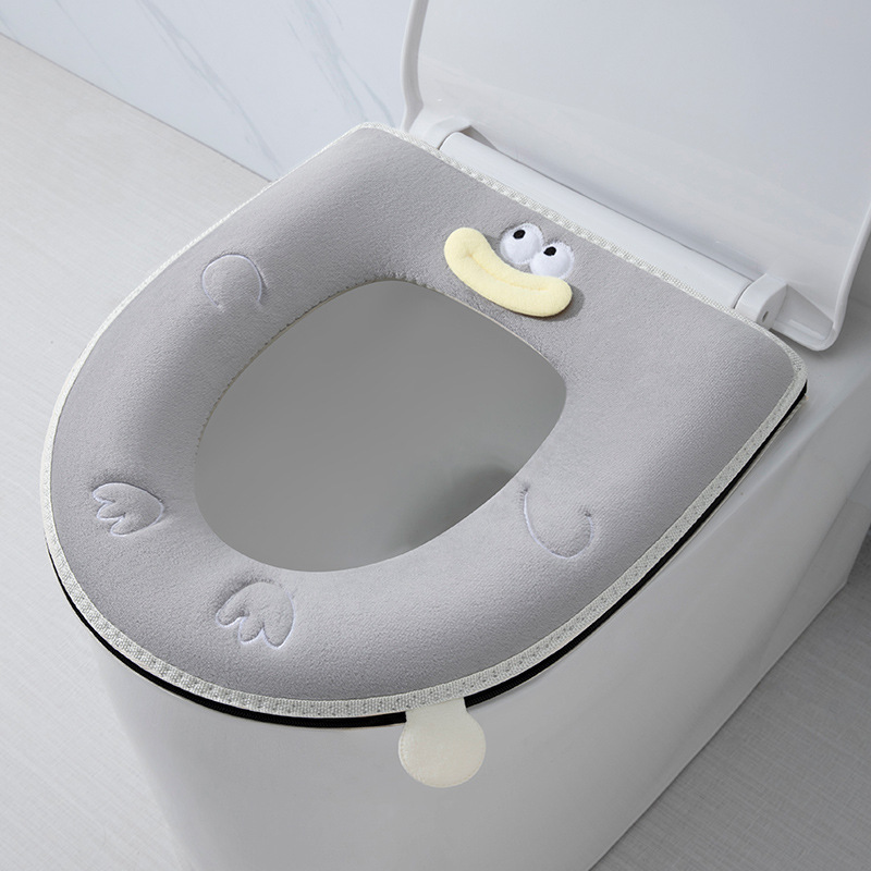 家庭用トイレマット秋冬四季通用トイレマット冬ファスナータイプトイレマット|undefined