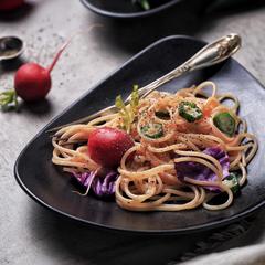 Western plate, steak plate, tableware, European large plate, creative ceramic plate, foreign trade pasta plate, pasta plate