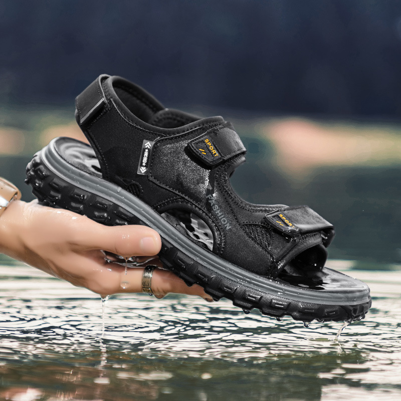 Sandalias para hombres verano 2024 nuevos zapatos de playa deportivos casuales para hombres sandalias gruesas