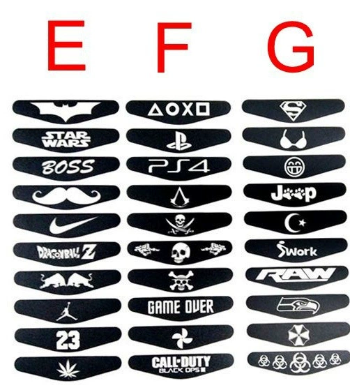 For PS4 handle light sticker for PS4 Light Bar Sticker spotlight 30 sheets