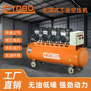 Arrow Leopard Oil-Free Silent Air Compressor 220V Four-Pole Copper Wire Mobile Small Air Compressor Auto Repair Air Pump