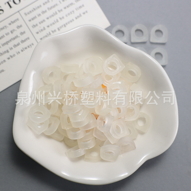饰品管套笔套吸管硅胶装饰配件diy泡泡棒固定配饰卡扣泡泡棒配件