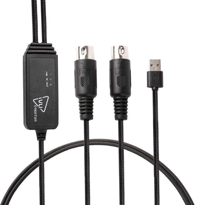 Factory Supplies High-Speed to USB Midi to Type C Cable, Suitable for Various Operating Systems, 5-Pin Midi