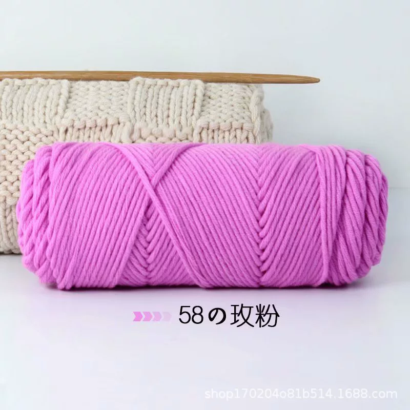 Хлопковая пряжа с tufting 8*7S, узлы для DIY ковров и ковриков, многоцветная палитра 70+ оттенков