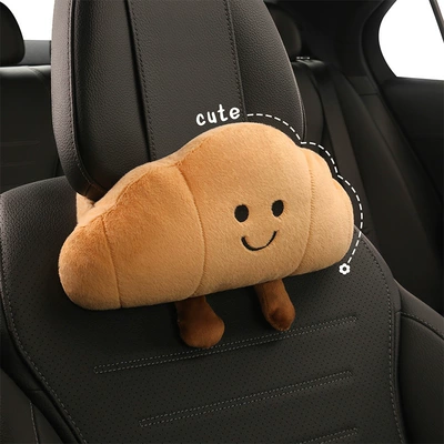 and Cute Croissant Car: Headrest