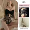 Black+black net socks+eye masks
